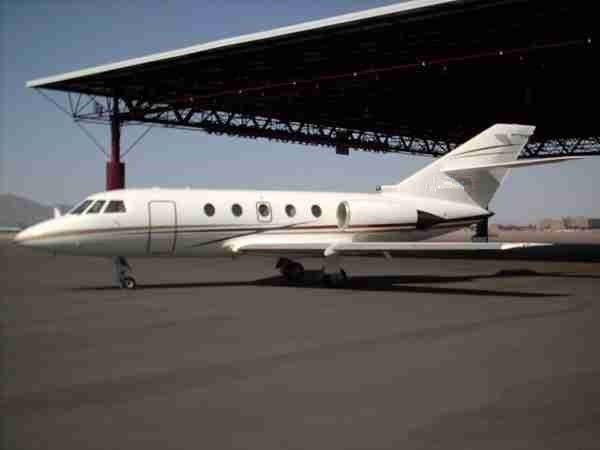 FALCON 200 aircraft hero image