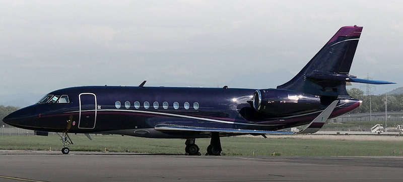 FALCON 2000 aircraft hero image