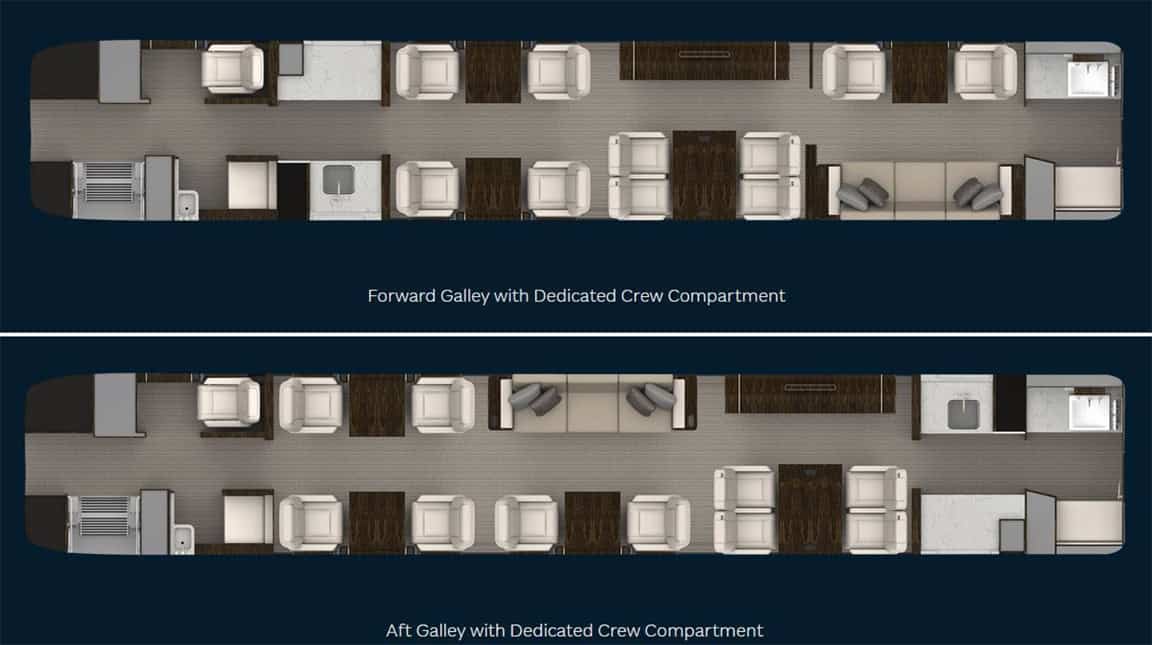 GULFSTREAM G650 aircraft floor plan